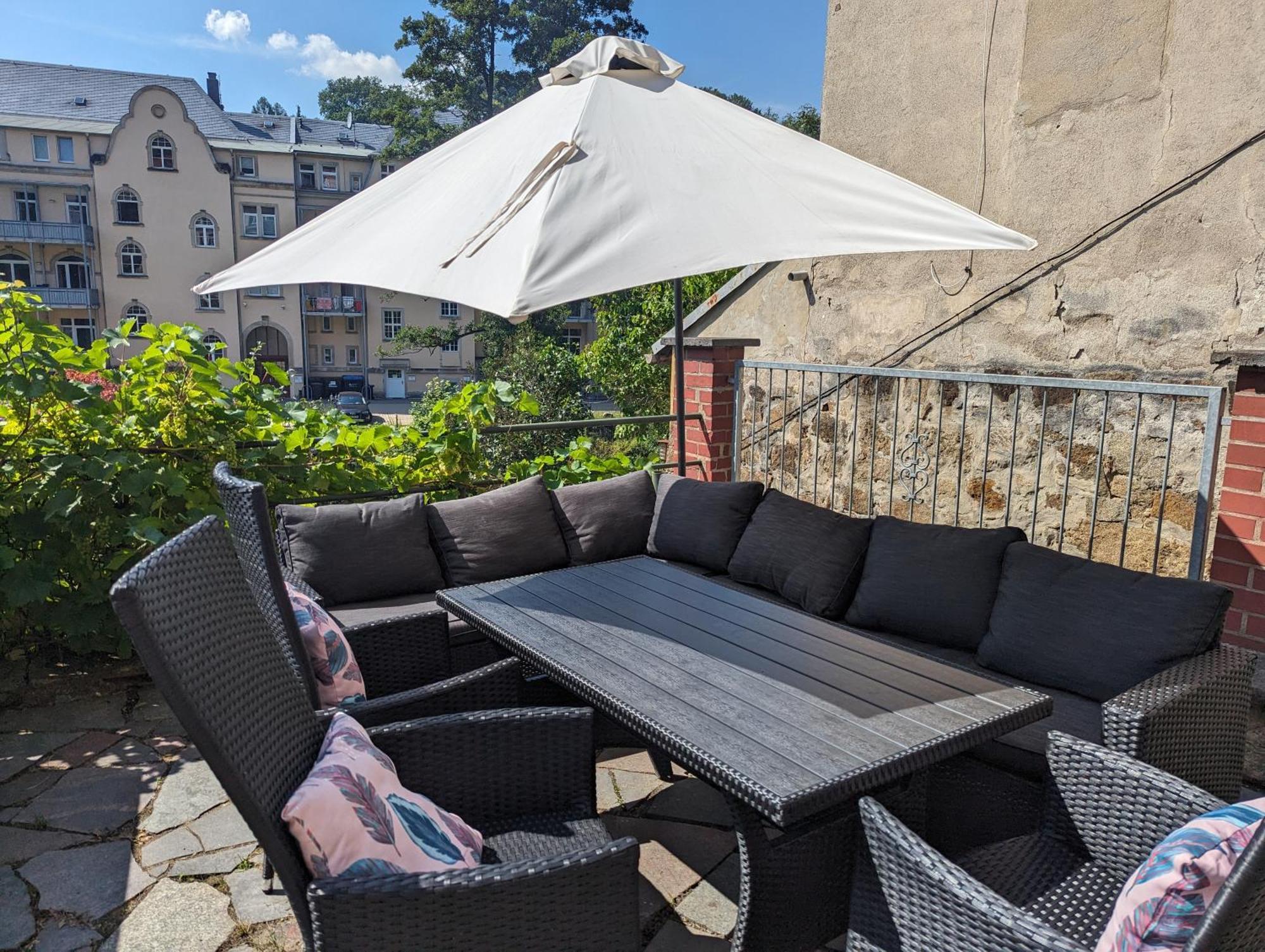 Famzi - Urlaubsmagie - Familienwohnung Mit Gemeinschaftsgarten, -Sauna & -Pool 赛博尼茨 外观 照片