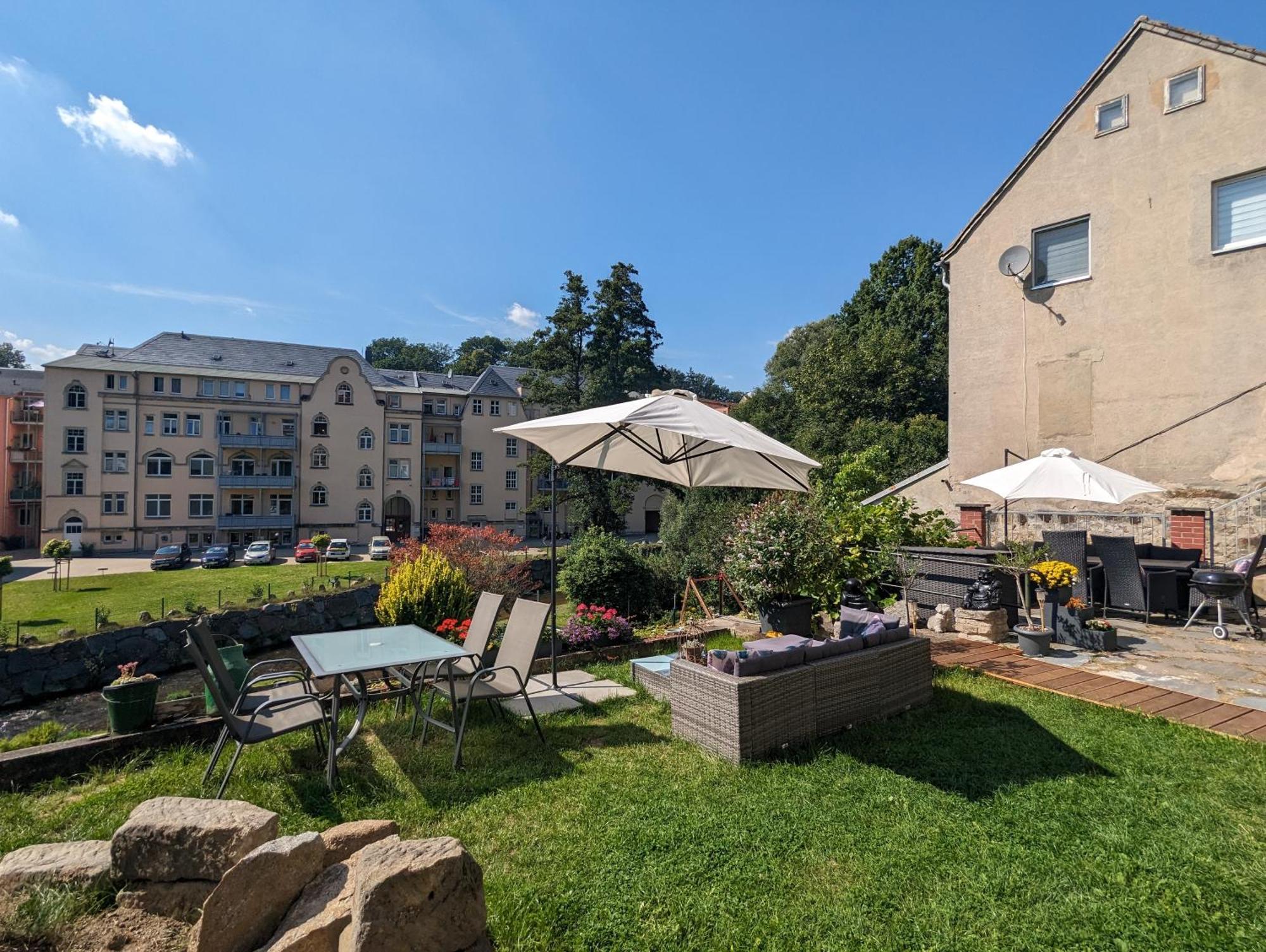 Famzi - Urlaubsmagie - Familienwohnung Mit Gemeinschaftsgarten, -Sauna & -Pool 赛博尼茨 外观 照片
