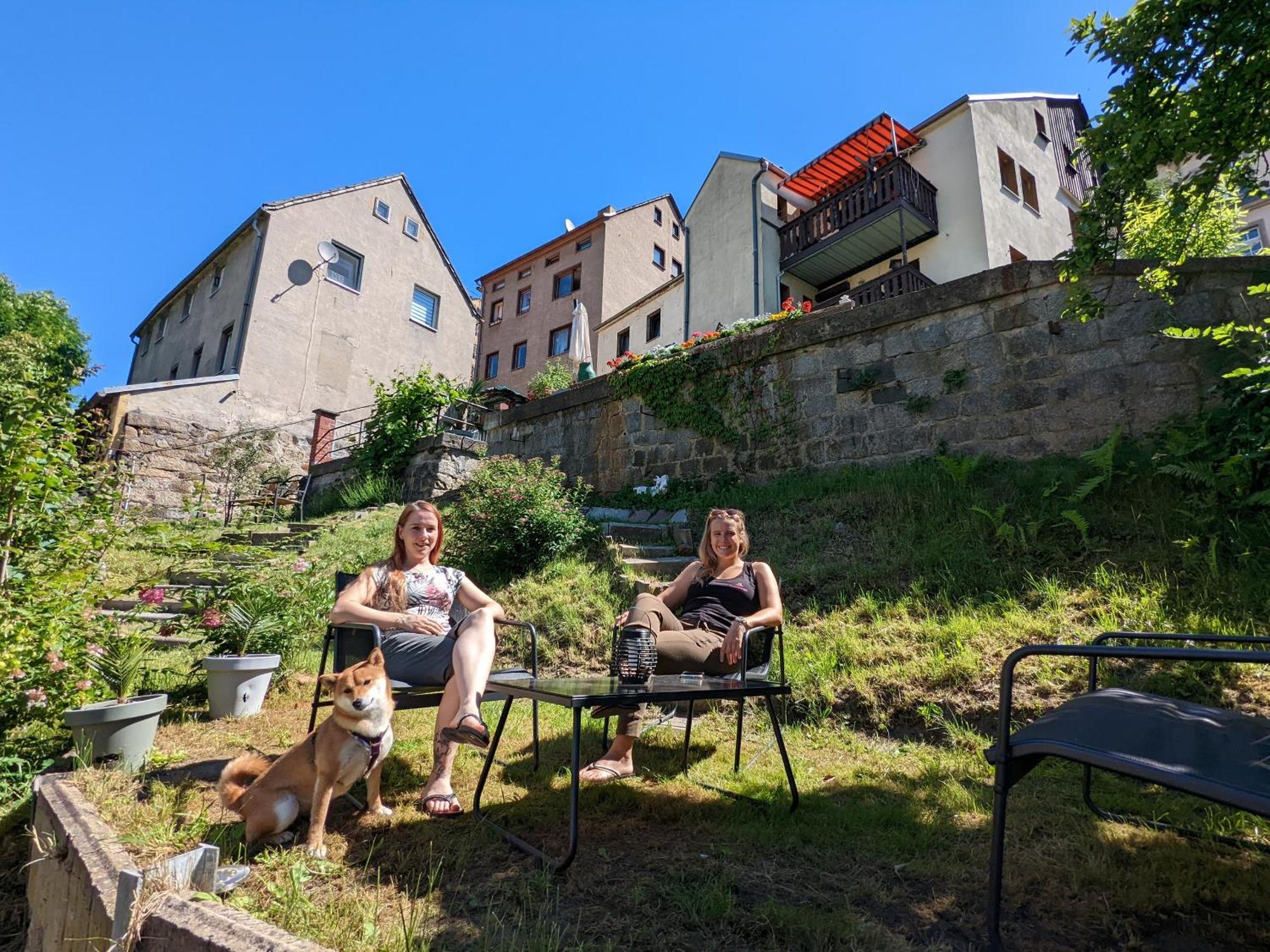 Famzi - Urlaubsmagie - Familienwohnung Mit Gemeinschaftsgarten, -Sauna & -Pool 赛博尼茨 外观 照片