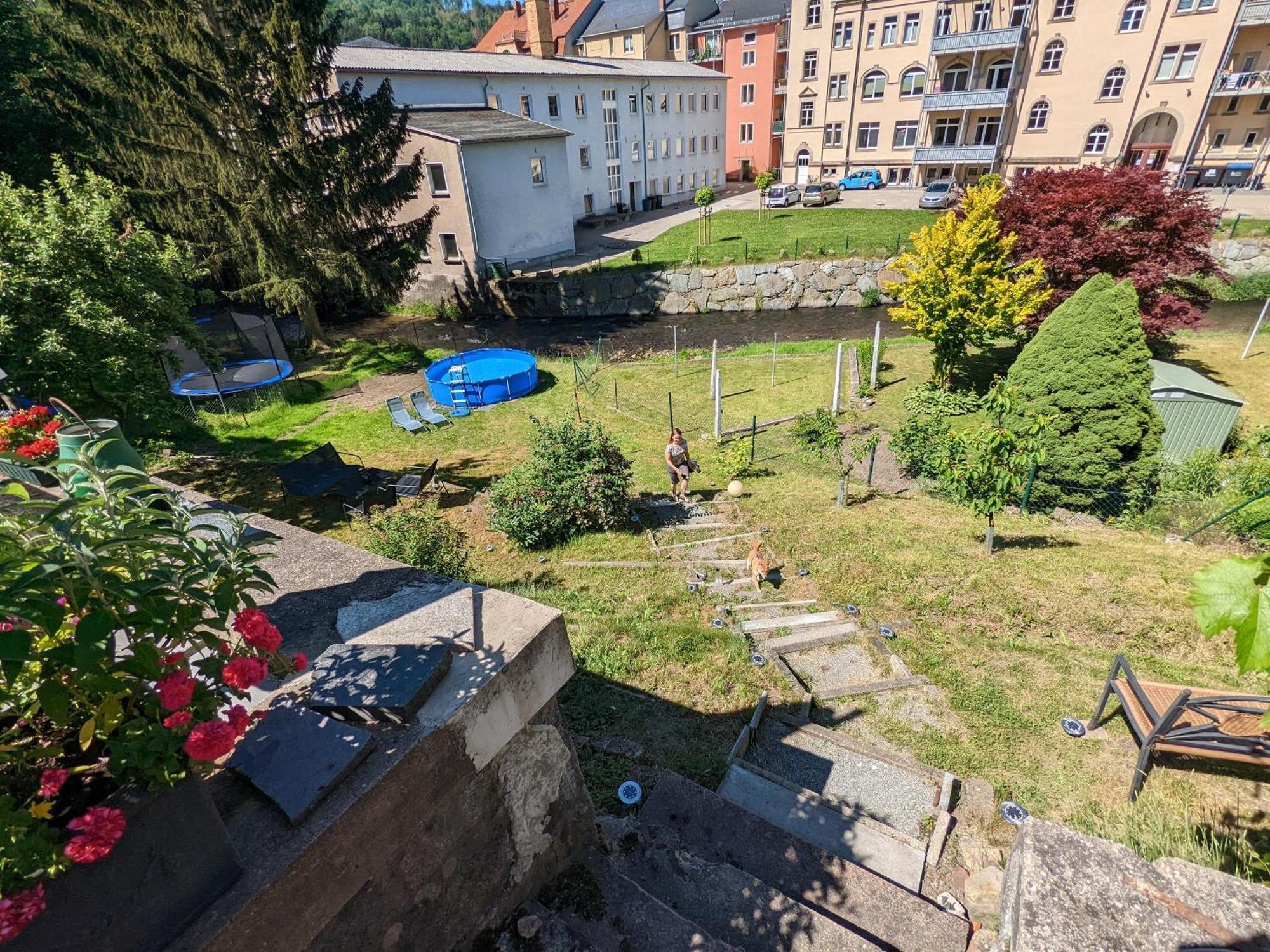 Famzi - Urlaubsmagie - Familienwohnung Mit Gemeinschaftsgarten, -Sauna & -Pool 赛博尼茨 外观 照片
